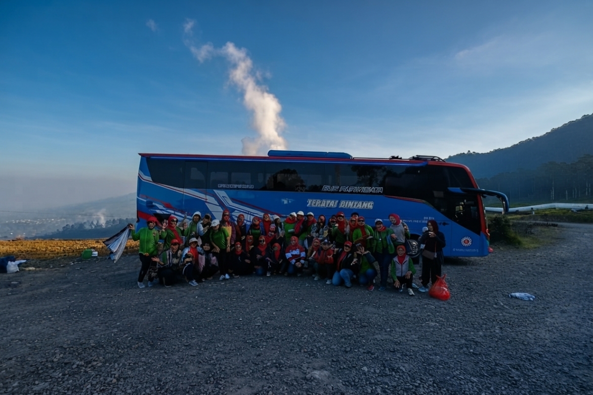 Jelajahi Pesona Alam Kawah Rengganis Ciwidey Bersama SBPJ Trans