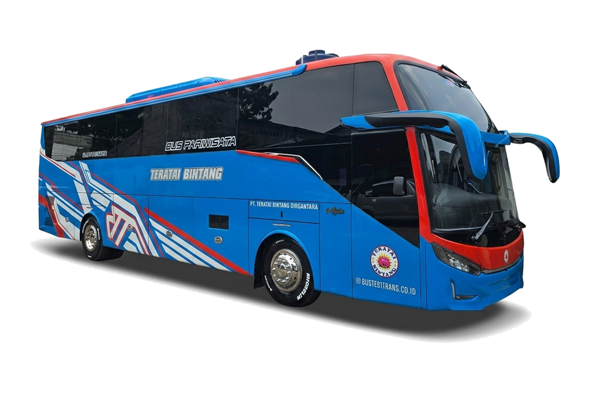 Big Bus Pariwisata 50 Seats + Dispenser - New